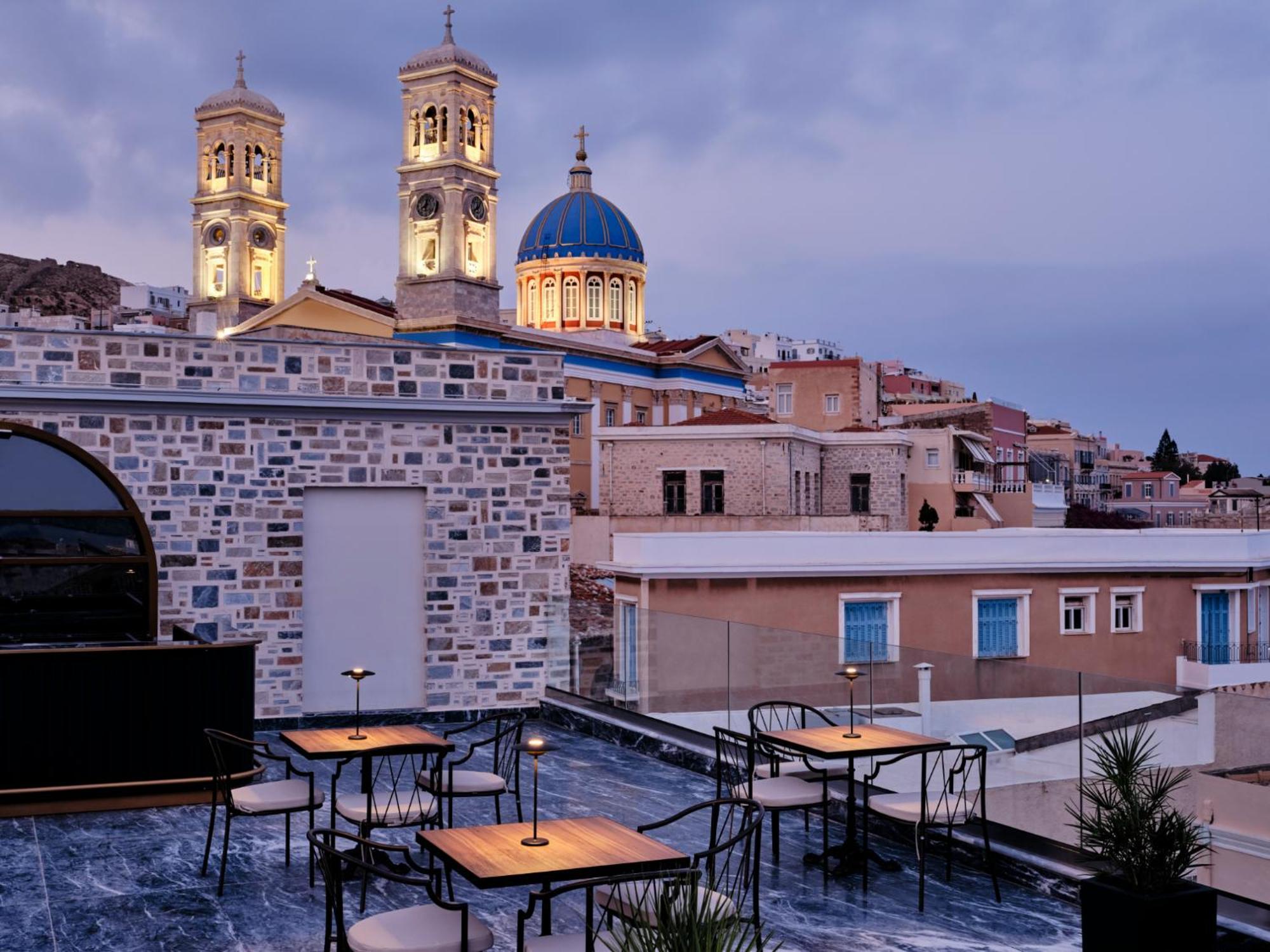 Argini Syros Hotel Ermúpoli Kültér fotó