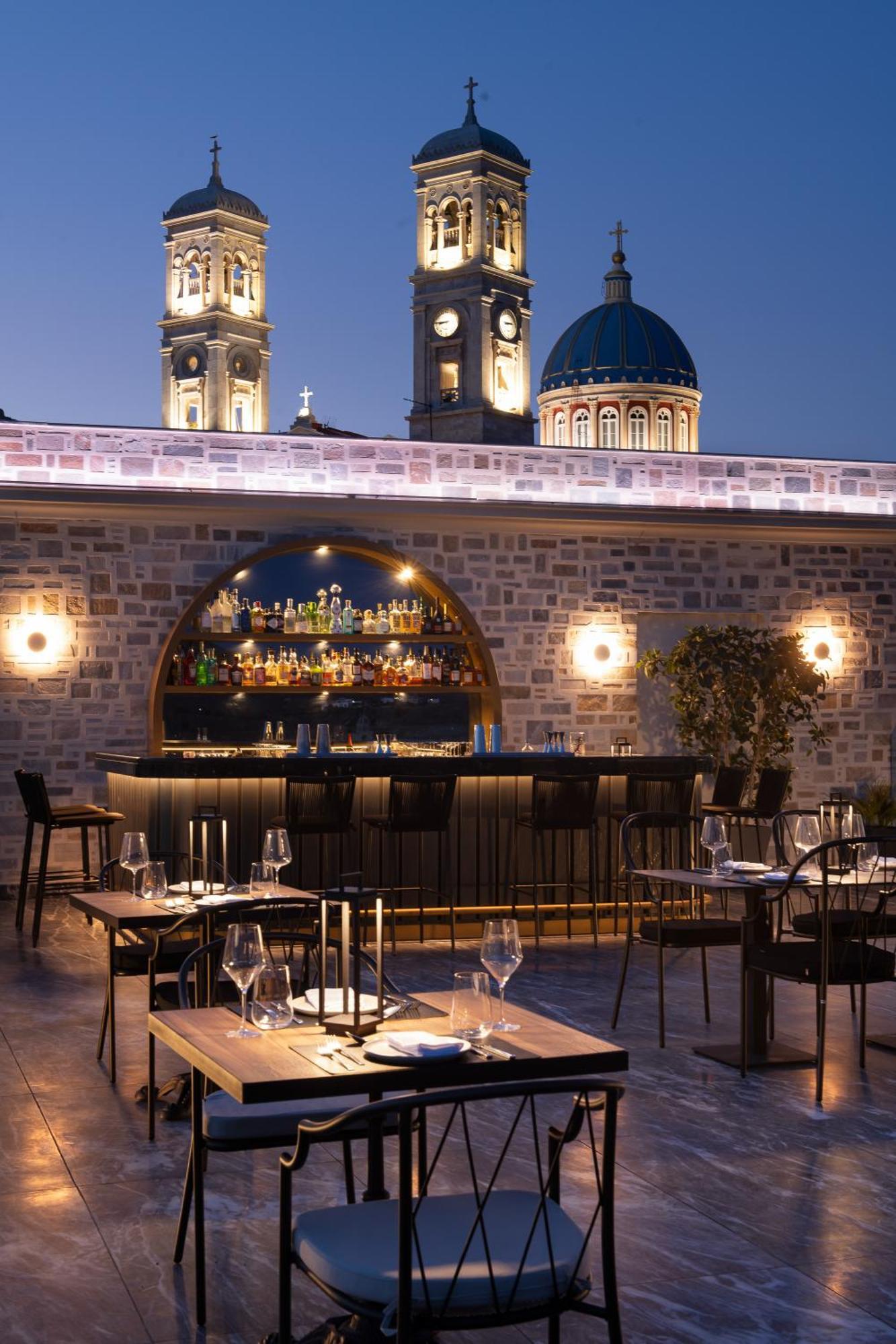 Argini Syros Hotel Ermúpoli Kültér fotó
